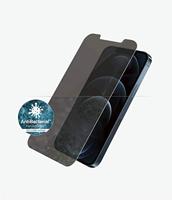 PanzerGlass P2709 Antibacterieel Privacy beschermglas geschikt voor Apple iPhone 12 Pro Max, Standard Fit,Klassiek