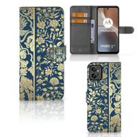 Motorola Moto G32 Hoesje Beige Flowers