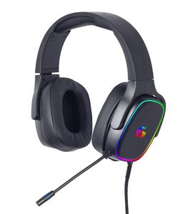 Gembird GHS-SANPO-S300 hoofdtelefoon/headset Bedraad Hoofdband Gamen USB Type-A Zwart