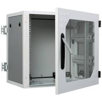 Apranet 19inch-wandkast (b x h x d) 530 x 600 x 700 mm 9 HE Grijs-wit (RAL 7035) - thumbnail