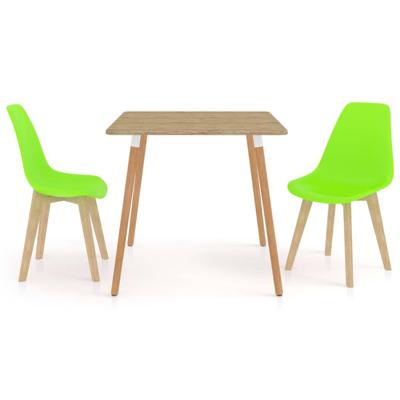 Vidaxl 3-delige Eethoek Groen