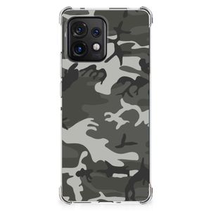 Motorola Edge 40 Pro Doorzichtige Silicone Hoesje Army Light