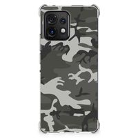 Motorola Edge 40 Pro Doorzichtige Silicone Hoesje Army Light