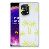 OPPO Find X5 TPU Case Palmtrees