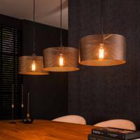 LifestyleFurn Hanglamp Samir 3-lamps - Artic Black - thumbnail