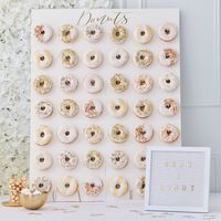 Ginger Ray GO-133 Gold Wedding Donut Wall