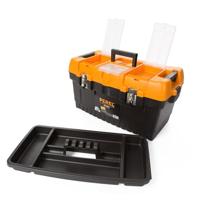 Perel OM22M Gereedschapskoffer met metalen sluitingen, 56 cm