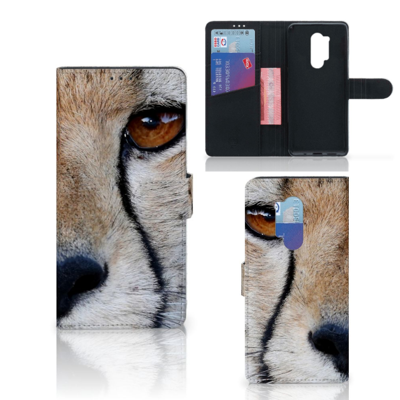 OnePlus 8 Pro Telefoonhoesje met Pasjes Cheetah