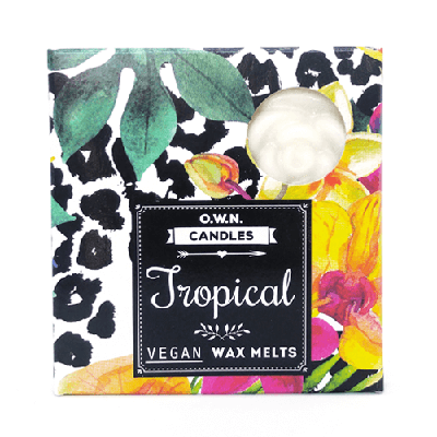 O.W.N. Candles 4 Scented Wax Melts Gift Box Tropical O.W.N. Candles 4 Scented Wax Melts Gift Box Tropical