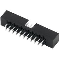 W & P Products 635-16-1-00 Male connector Rastermaat: 2 mm Totaal aantal polen: 16 Aantal rijen: 2 1 stuk(s)