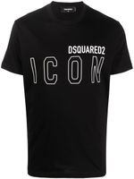 DSQUARED2 t-shirt à logo Icon imprimé - Noir - thumbnail