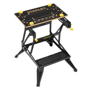 STANLEY STST83400-1 Stanley Workmate met Bambus-werkblad en dubbele werkhoogte, belastbaar tot 250 kg (b x h x d) 61.2 x 17 x 78 cm