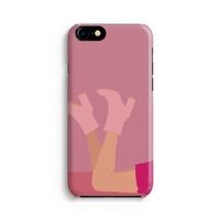 Pink boots: iPhone 8 Volledig Geprint Hoesje