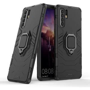 Huawei P30 Pro Hybrid Case met Ringhouder - Zwart