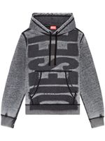 Diesel hoodie S-Ginn-Hood-L1 à logo imprimé - Gris - thumbnail