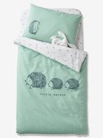 Dekbedovertrek baby bio collection LOVELY NATURE groen/ivoor