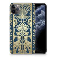 Apple iPhone 11 Pro Max TPU Case Beige Flowers - thumbnail