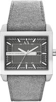 Horlogeband Armani Exchange AX2212 Leder Grijs 32mm - thumbnail