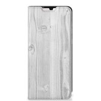 Samsung Galaxy A33 5G Book Wallet Case White Wood