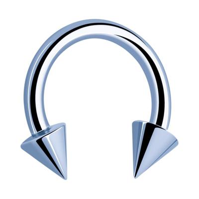 Anodized Circular Conebell Chirurgisch staal 316L Circular Barbells