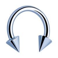 Anodized Circular Conebell Chirurgisch staal 316L Circular Barbells