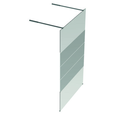 Jona vrijstaande douchewand 120 cm