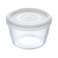 Pyrex Cook and Freeze Ronde Glazen Vershoudschaal met Deksel 0.6L - thumbnail