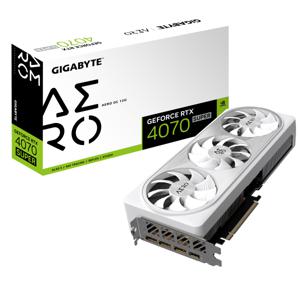 Gigabyte Nvidia GeForce RTX 4070 Super Videokaart AERO 16 GB GDDR6X-RAM PCIe x16 HDMI, DisplayPort Overclocked