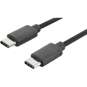 Digitus USB-kabel USB 2.0 USB-C stekker, USB-C stekker 1.00 m Zwart AK-300138-010-S