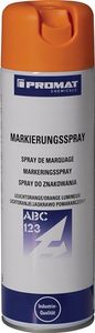 Promat Markeringsspray | lichtgevend | oranje | 500 ml | spuitbus - 4000354085 - 4000354085