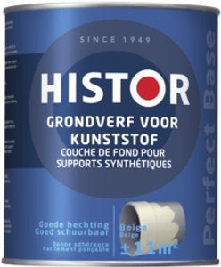 histor perfect base grondverf kunststof beige 0.75 ltr