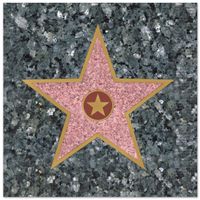 16x Hollywood Walk of Fame servetten 25 x 25 cm - thumbnail