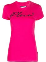 Philipp Plein t-shirt à logo strassé - Rose - thumbnail