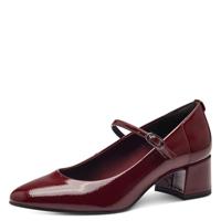 Tamaris dames pumps blokhak, merlot, 39 EU