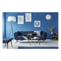 TFA Dostmann 98.1091.02 Wandklok Zendergestuurd 25 cm x 4 cm Aluminium (mat) - thumbnail