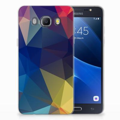 Samsung Galaxy J5 2016 TPU Hoesje Polygon Dark