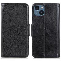 iPhone 15 Elegant Series Portemonnee Hoesje - Zwart - thumbnail