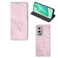 OnePlus 9 Pro Standcase Marble Pink - Origineel Cadeau Vriendin - thumbnail