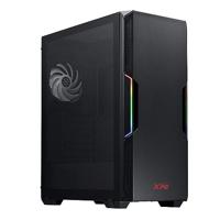 ADATA XPG STERKER Mid-Tower PC Chassis, ATX/Micro ATX, Mini-ITX, Zijpaneel van gehard glas, I/O USB 3.0 poort, Zwart, STERKER-BKCWW, One Size