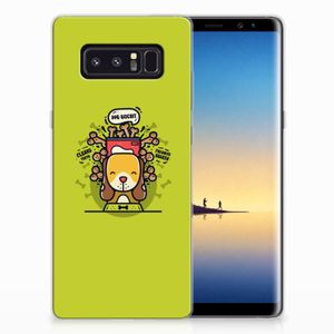 Samsung Galaxy Note 8 Telefoonhoesje met Naam Doggy Biscuit