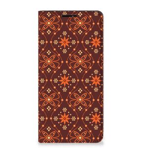 Motorola Edge 20 Pro Hoesje met Magneet Batik Brown