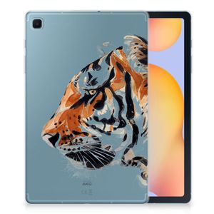 Tablethoes Samsung Galaxy Tab S6 Lite | S6 Lite (2022) Watercolor Tiger