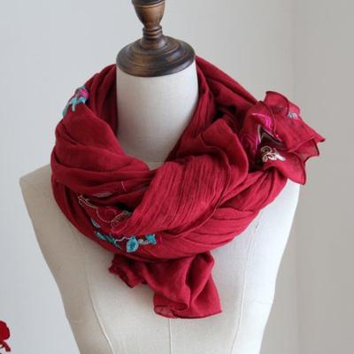 Women Embroided Tribal Scarves