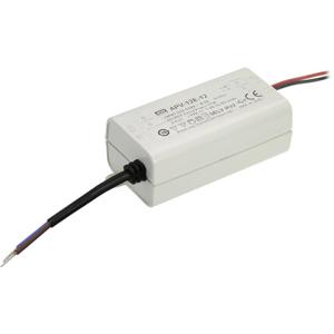 Mean Well APV-12E-15 LED-driver Constante spanning 12 W 0 A - 800 mA 15 V/DC Overbelastingsbescherming, Overspanning 1 stuk(s)