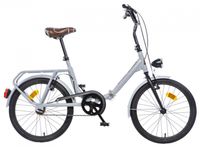 Aurelia Vouwfiets 20 Inch 27 cm Unisex V-Brakes Grijs - thumbnail