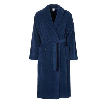 Vandyck velours badjas Beaumont marine