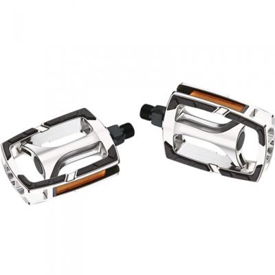 Ergotec platformpedalen (628) 9/16 inch zilver Ergotec platformpedalen (628) 9/16 inch zilver