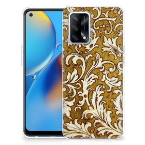 Siliconen Hoesje OPPO A74 4G Barok Goud