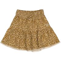 LEVV Little Meisjes rok - Evelien - AOP Creme luipaard