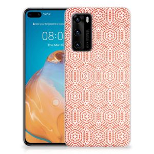 Huawei P40 TPU bumper Pattern Orange